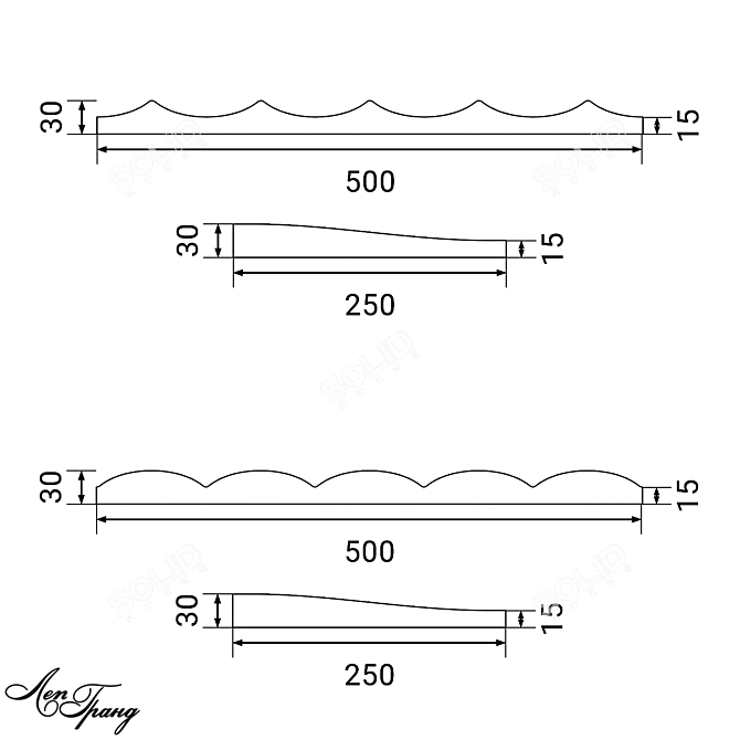 Custom 3D Panels by LepGrand 3D model image 3