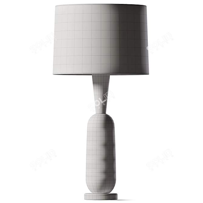 Modern Steel Onslow Table Lamp 3D model image 3