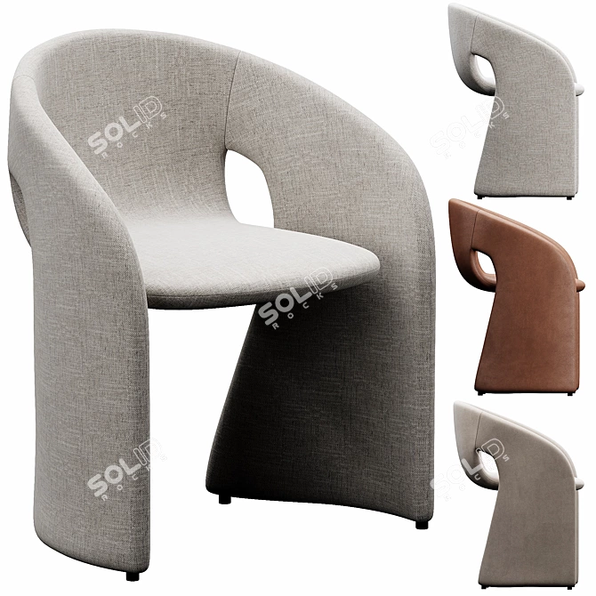 Contemporary Roche Bobois Armchair 3D model image 1