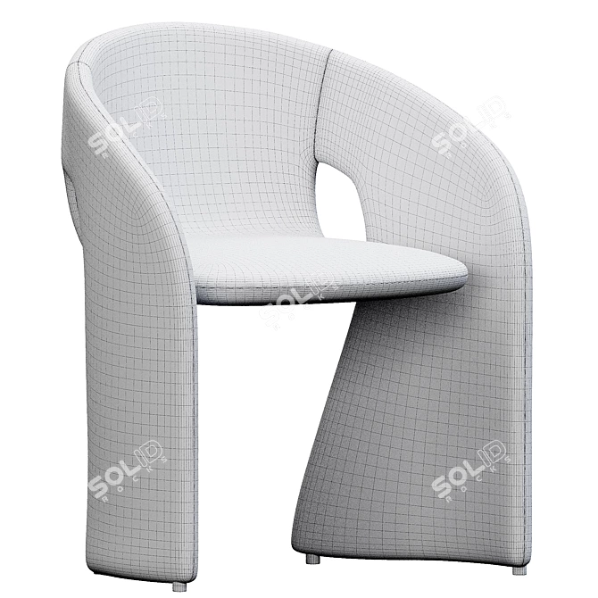 Contemporary Roche Bobois Armchair 3D model image 6