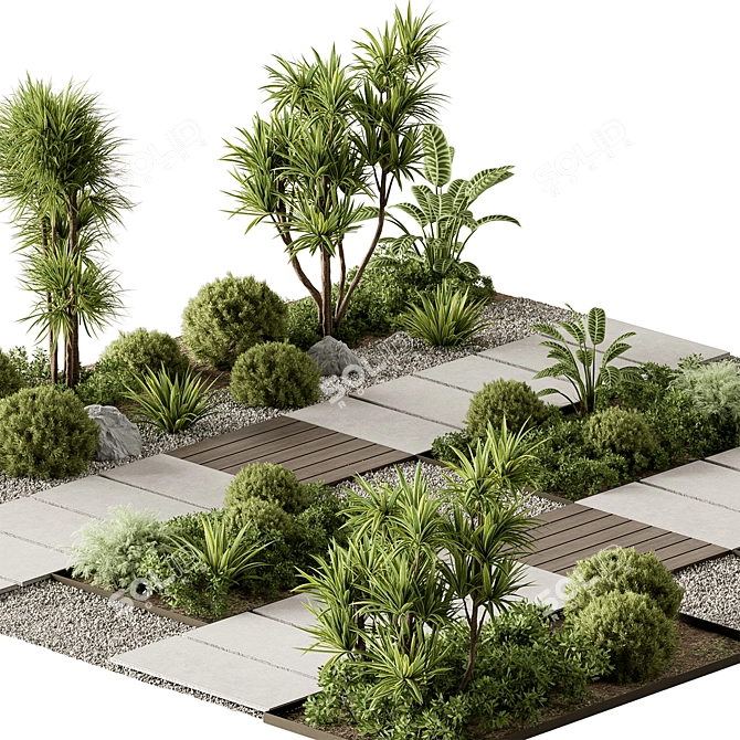  Urban Landscape Photo Print 3D model image 2