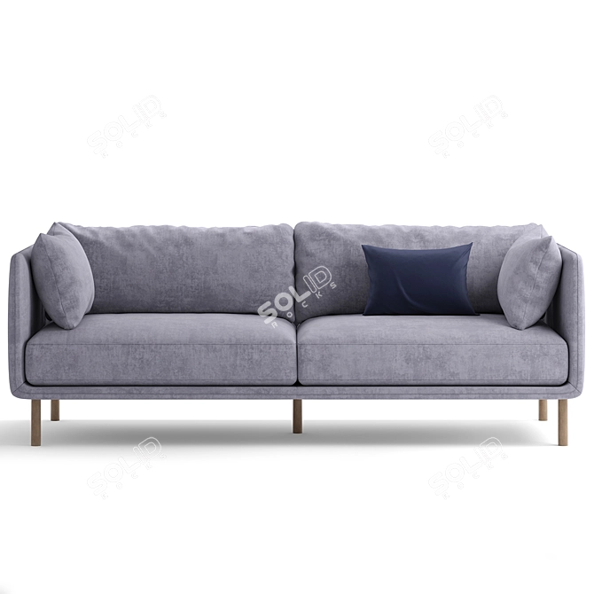 Contemporary Wells Sofa, 2015 Version 3D model image 2