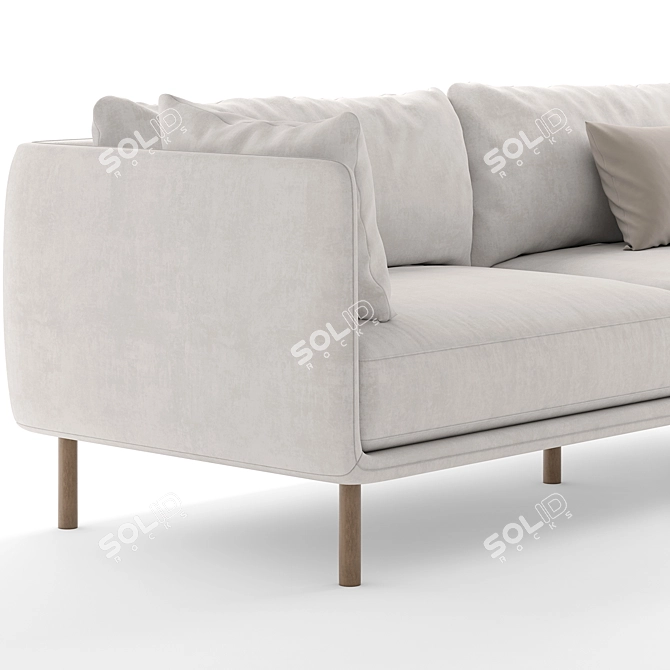 Contemporary Wells Sofa, 2015 Version 3D model image 5