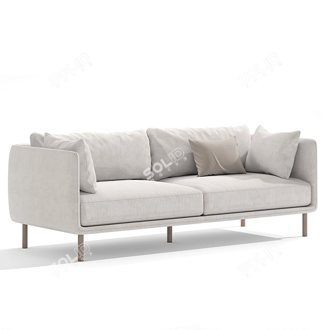 Contemporary Wells Sofa, 2015 Version 3D model image 7