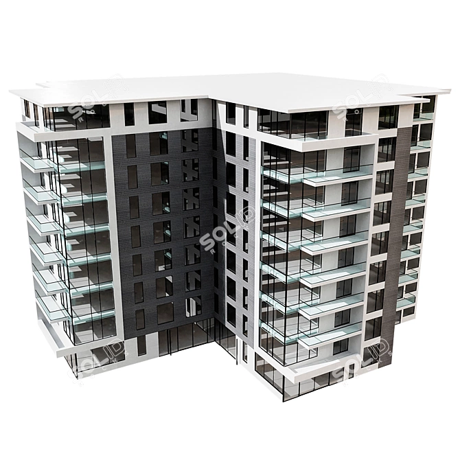 Versatile Building Model Kit 3D model image 6