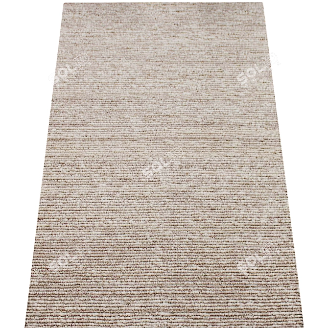 Random Set of 4 Rugs 3D model image 4