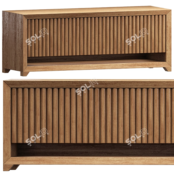 Stylish Bernsajd Chest of Drawers 3D model image 1