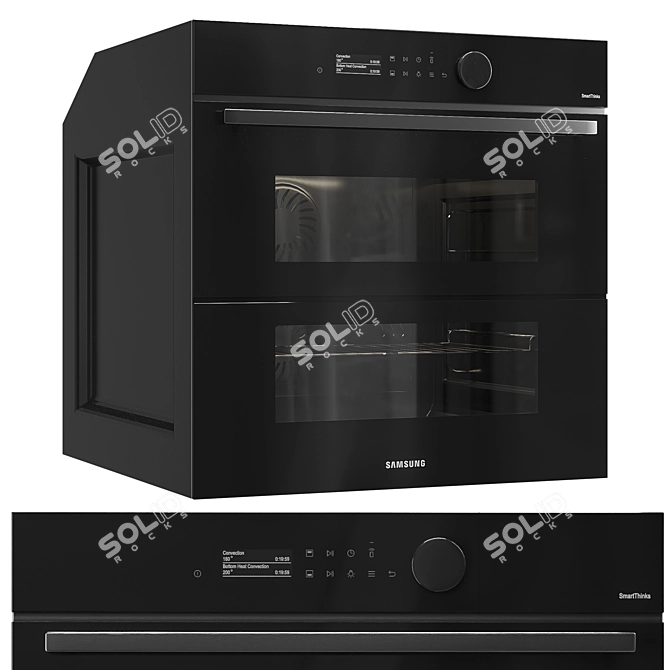 Samsung Kitchen Appliance Set 3D model image 3