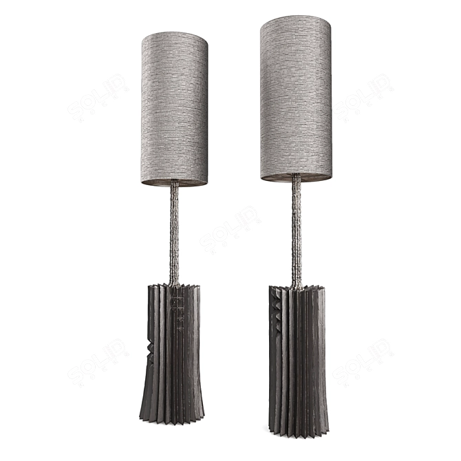 Modern Vincent Corbiere Floor Lamp 3D model image 2