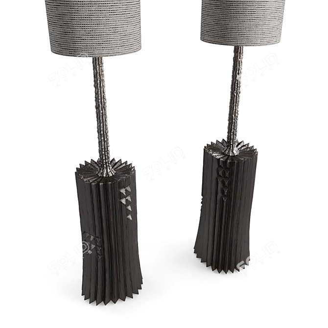 Modern Vincent Corbiere Floor Lamp 3D model image 4