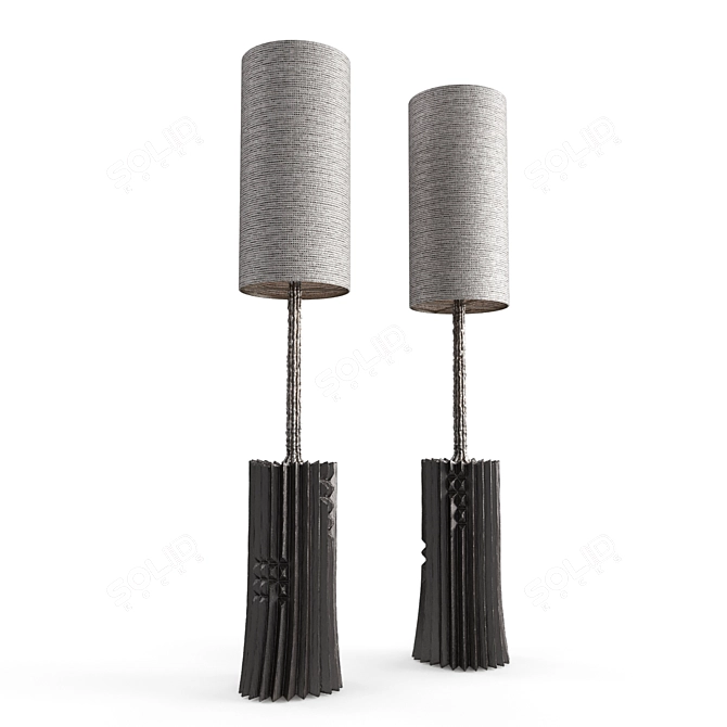 Modern Vincent Corbiere Floor Lamp 3D model image 5
