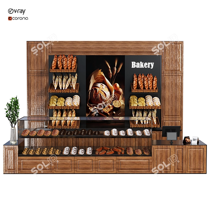 Restaurant Shop 3D Model Collection 3D model image 3