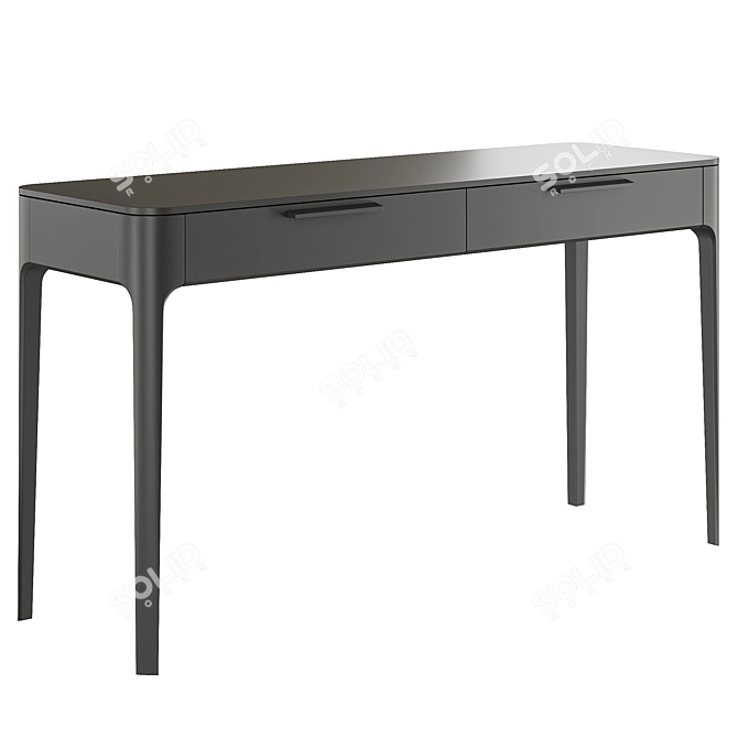 Sleek Birch Console Furniture 3D model image 1