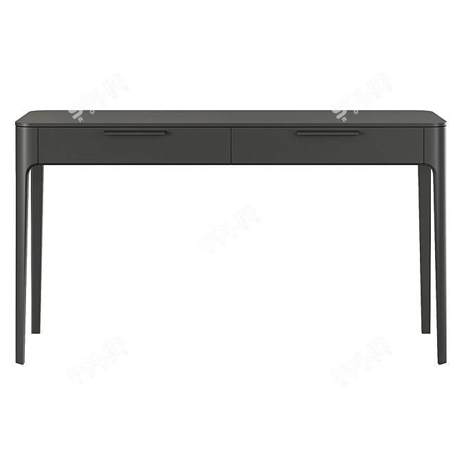 Sleek Birch Console Furniture 3D model image 2