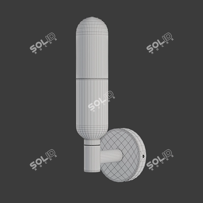 Outdoor LED Wall Lantern, Elektrostandard ISIDA 3D model image 2