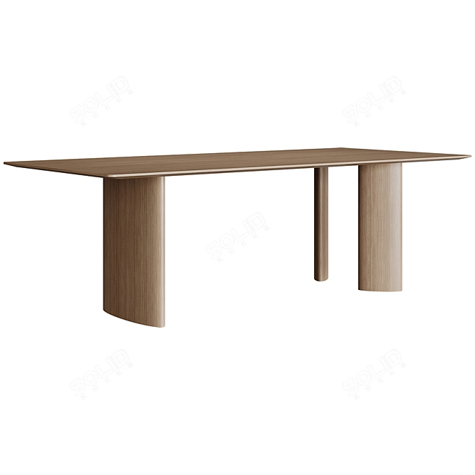 EICHHOLTZ Dining Table Olivias 3D model image 1