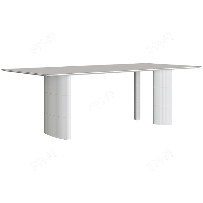 EICHHOLTZ Dining Table Olivias 3D model image 3