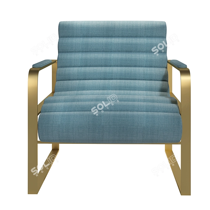 Luxury Comfort Armchair, Eichholtz Signature 3D model image 3