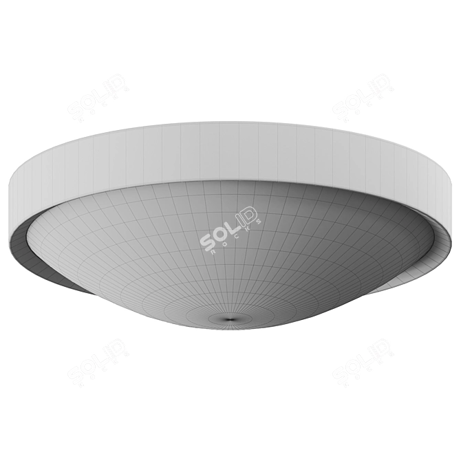 Sleek Altus Ceiling Light 3D model image 2