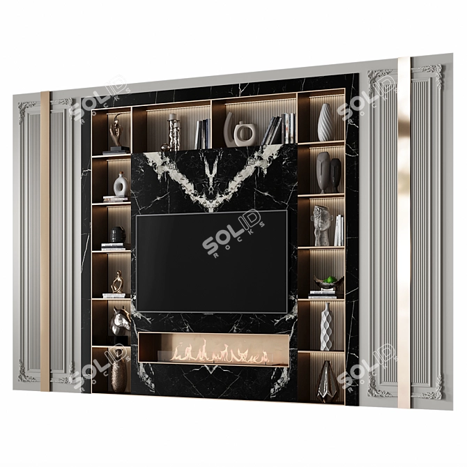 Modern TV Wall Mount 54 3D model image 4