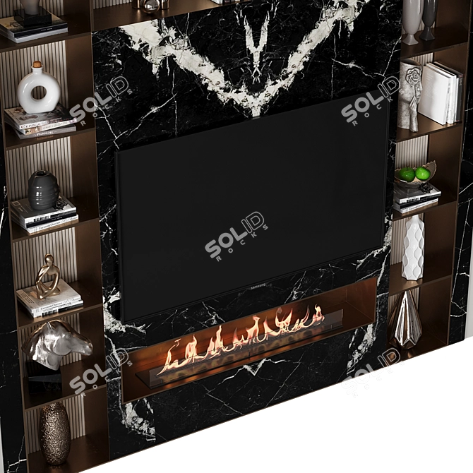 Modern TV Wall Mount 54 3D model image 5