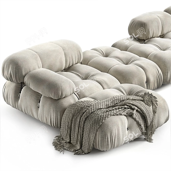 Modular Design Camaleonda Sofa Set 3D model image 2