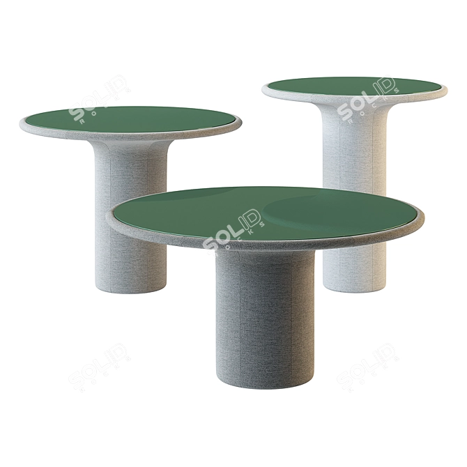 Sleek ECHO Side Tables by COR 3D model image 4