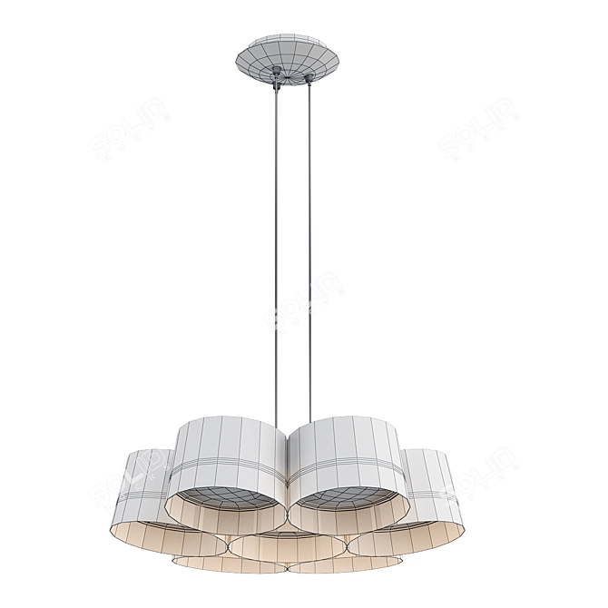 Modern Forms Marimba Chandelier 3D model image 3