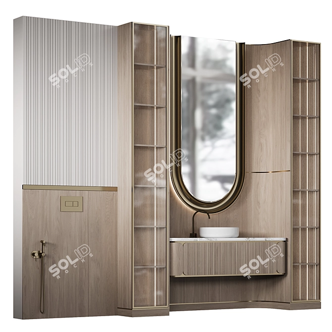 Luxury Bath Bliss Set 26 3D model image 2