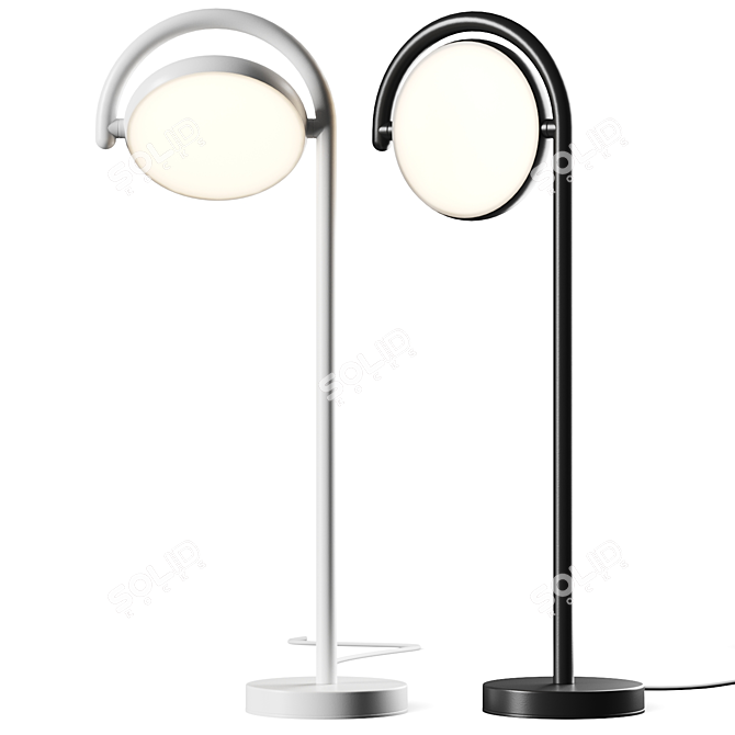 Adjustable LED Table Lamp 3D model image 1