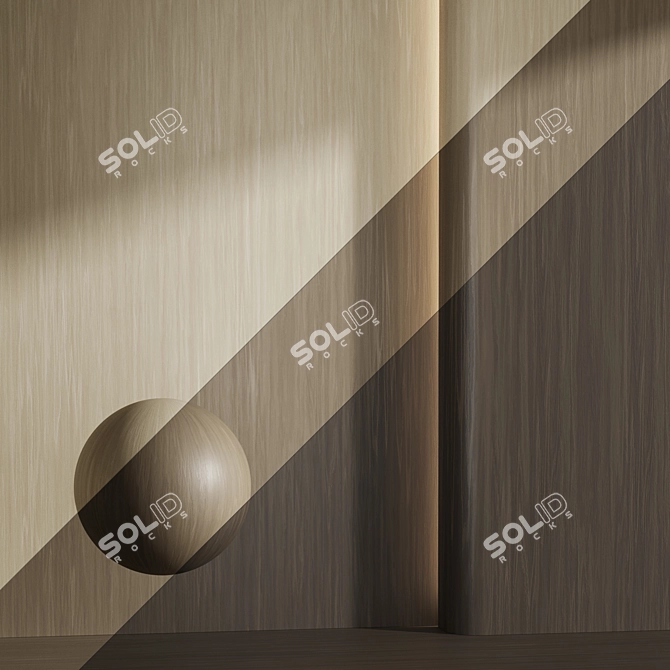 Wood Veneer Material Bundle 3D model image 1