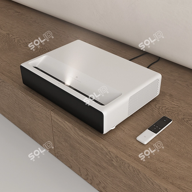 Xiaomi Laser Projector TV Wall Set 3D model image 3
