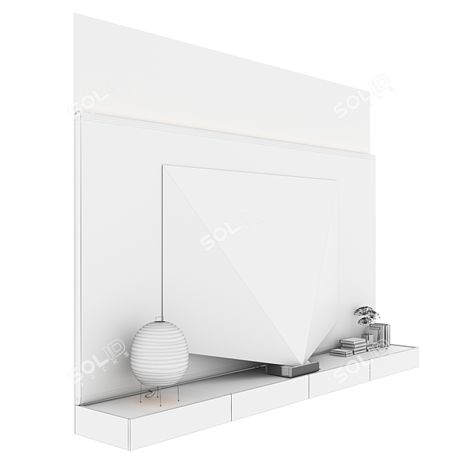 Xiaomi Laser Projector TV Wall Set 3D model image 7