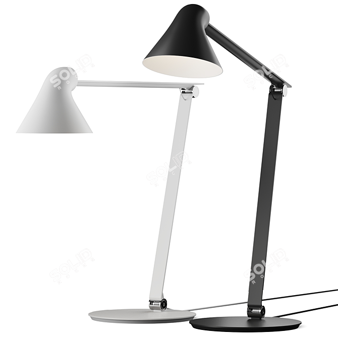 Modular NJP Table Lamp Kit 3D model image 1