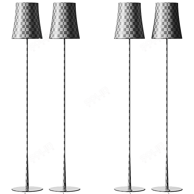 Rotating Birdie Floor Lamp 3D model image 3