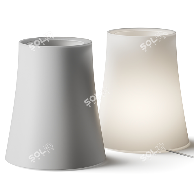 Rotatable Elements Modern Table Lamp 3D model image 3