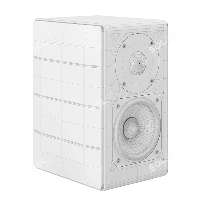 Premium Edifier sound system 3D model image 4