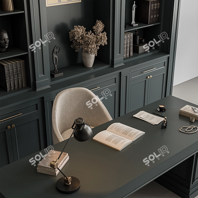  Executive Desk - Modern Office Solution 3D model image 2