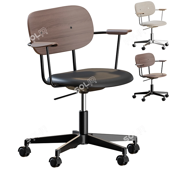 Audo Copenhagen Co Task Chair 3D model image 1