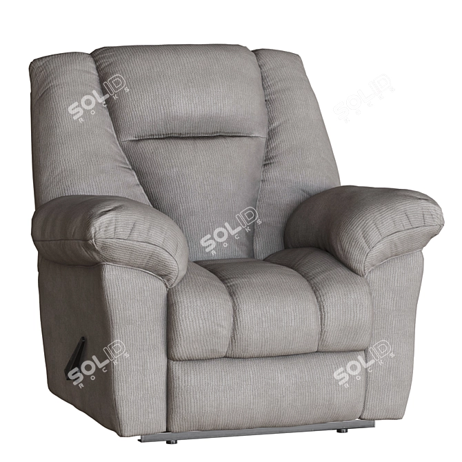 Reclining Lift Fabric Leather Sofa 3D model image 1