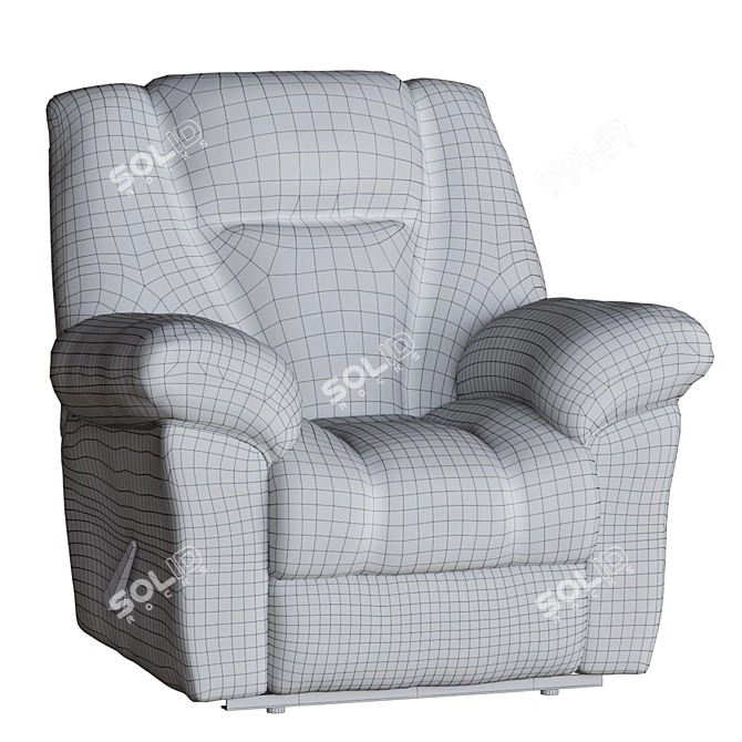 Reclining Lift Fabric Leather Sofa 3D model image 3