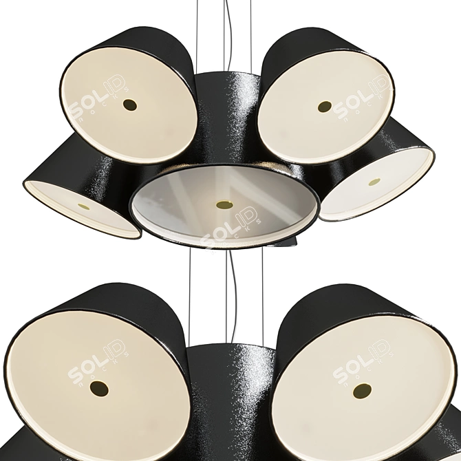 Modern Marset Pendant Light 3D model image 1