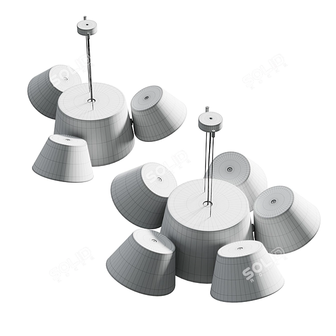 Modern Marset Pendant Light 3D model image 3