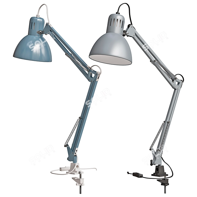 IKEA TERTIAL Desk Lamp 3D model image 2