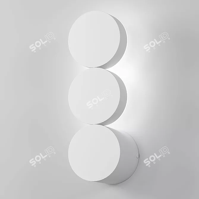 Brioni LED Wall Light Fixture 3D model image 8