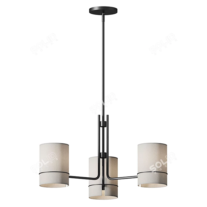  Modern PBR Shaw Chandelier 3D model image 2