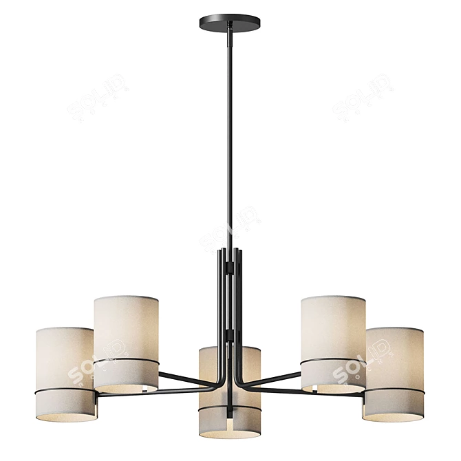  Modern PBR Shaw Chandelier 3D model image 5