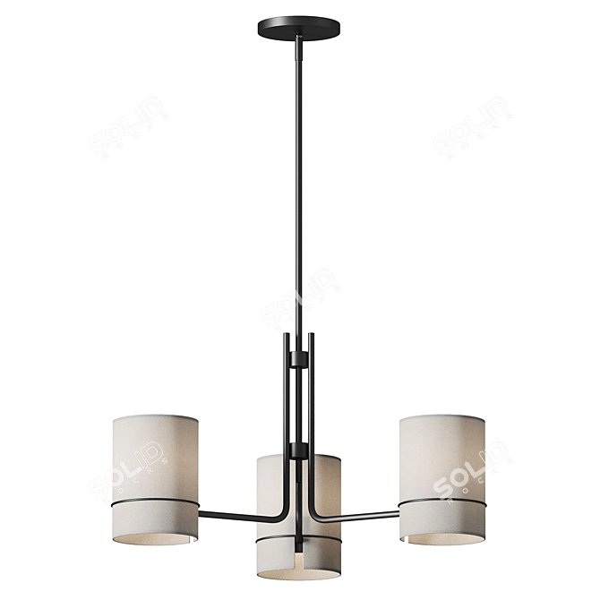  Modern PBR Shaw Chandelier 3D model image 7