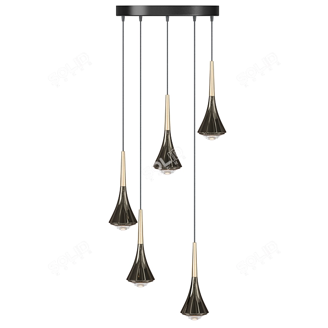 Modern Hanging Lamp CAI 2015 3D model image 2