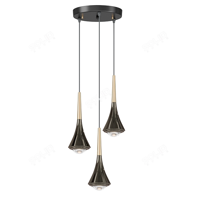 Modern Hanging Lamp CAI 2015 3D model image 4